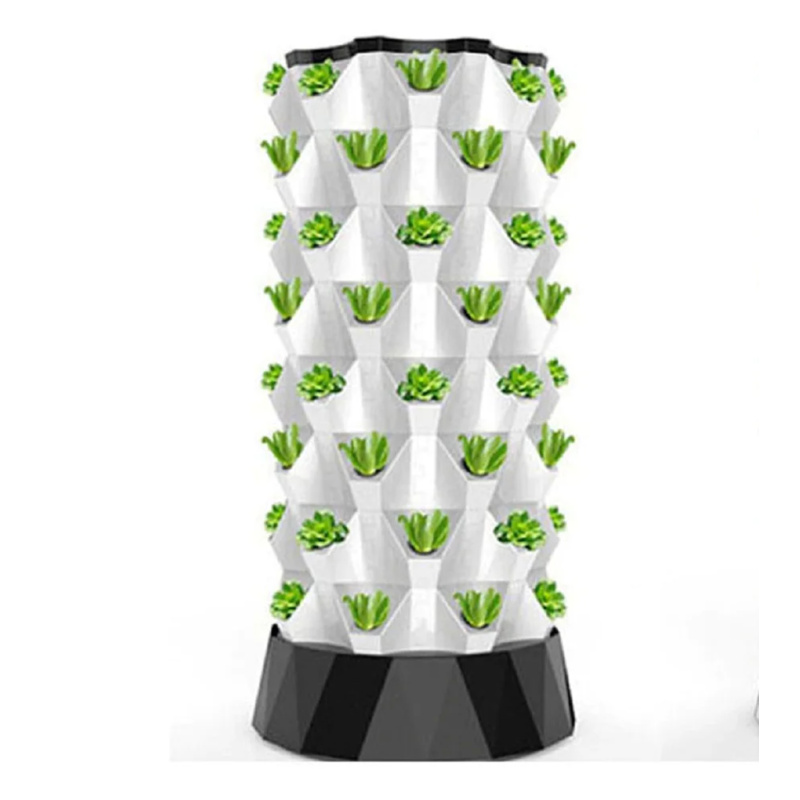 Hydroponic Tower Planter - Torre de Cultivo Vertical, Sistema Hidropónico