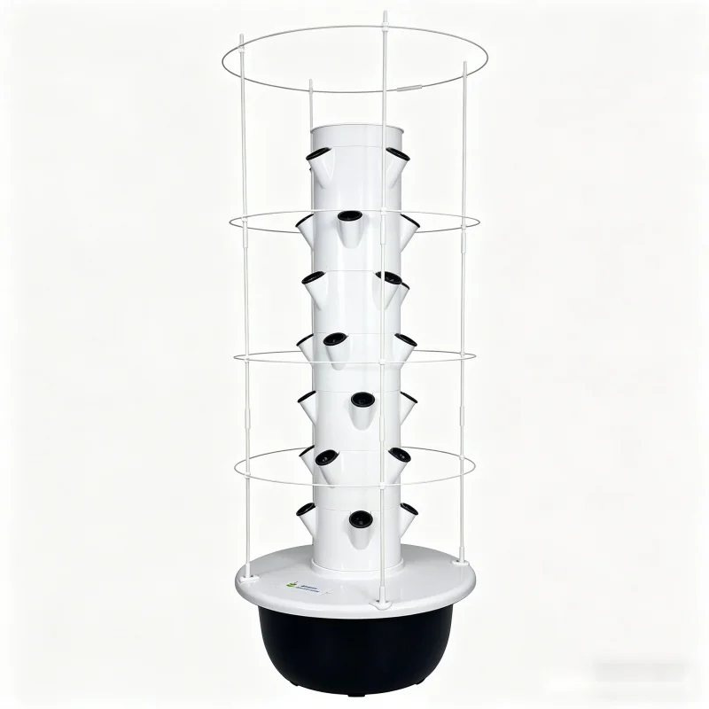 Hydroponic Tower Planter - Torre Hidropónica Vertical de 5 Niveles