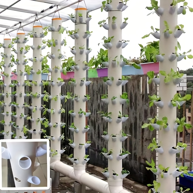 Hydroponic Tower Planter - Juego de 10 macetas hidropónicas DIY