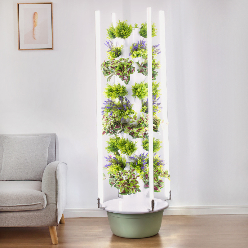 Hydroponic Tower Planter - Con luz Led para cultivo, árbol