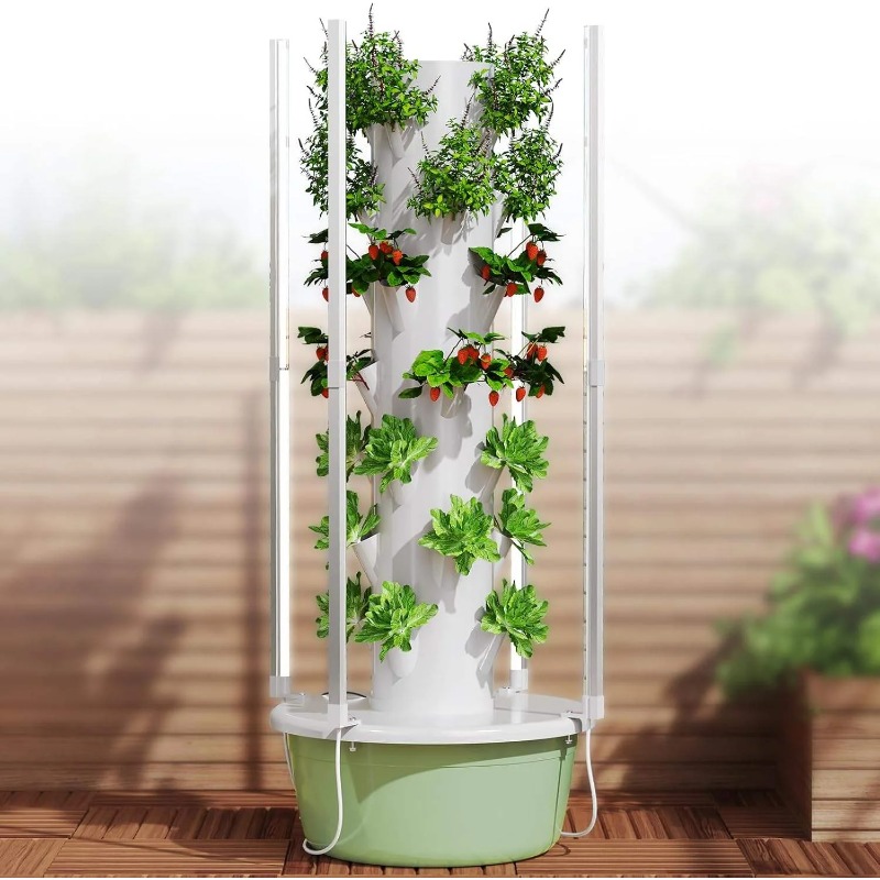 Sistema de Cultivo Hidropónico - Hydroponic Tower Planter reseña y precio