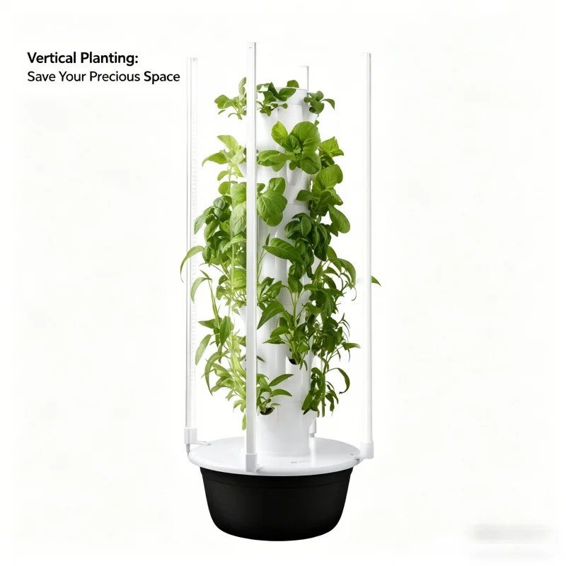 Torre Hidropónica Spacetree de - Hydroponic Tower Planter reseña y precio