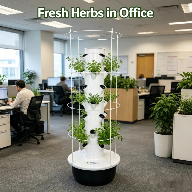 Sistema de Jardín Vertical Hid - Hydroponic Tower Planter reseña y precio