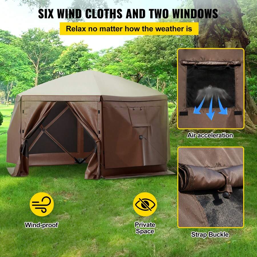 Carpa Gazebo con Mosquitera, C - Grow Tent 4X4 reseña y precio