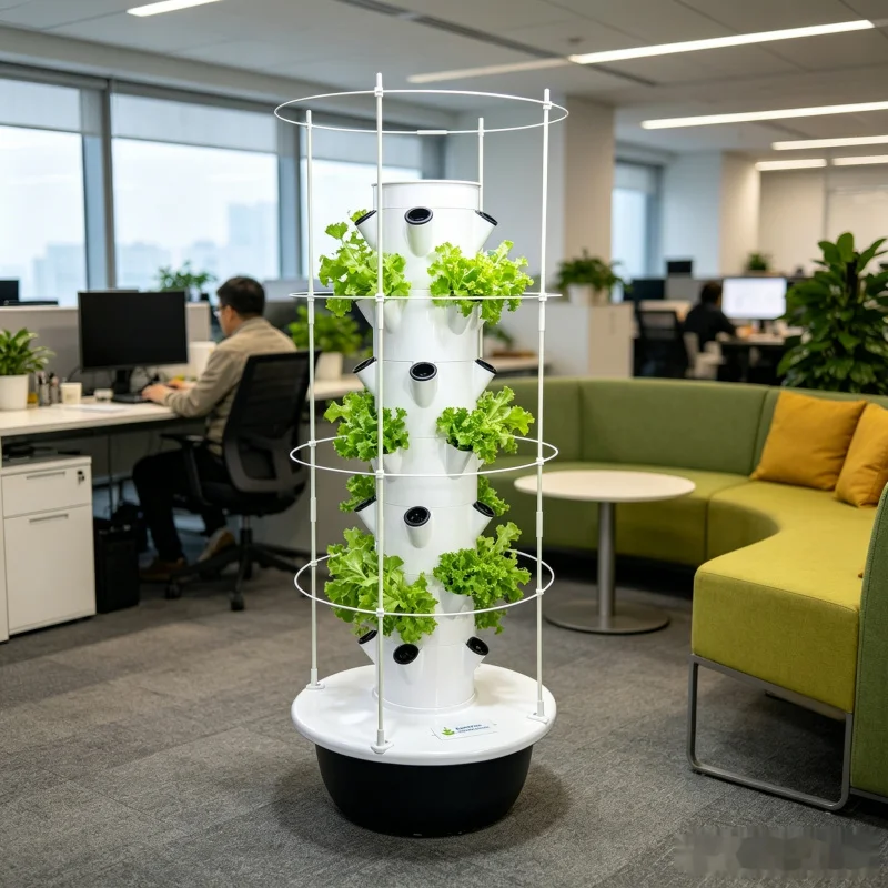 Torre Hidropónica Vertical de  - Hydroponic Tower Planter reseña y precio