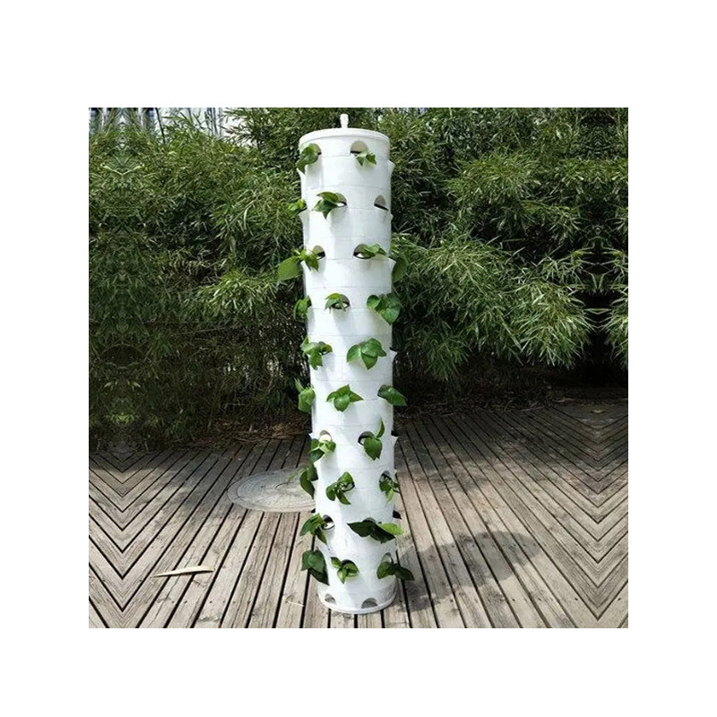 Torre hidropónica giratoria, e - Hydroponic Tower Planter reseña y precio