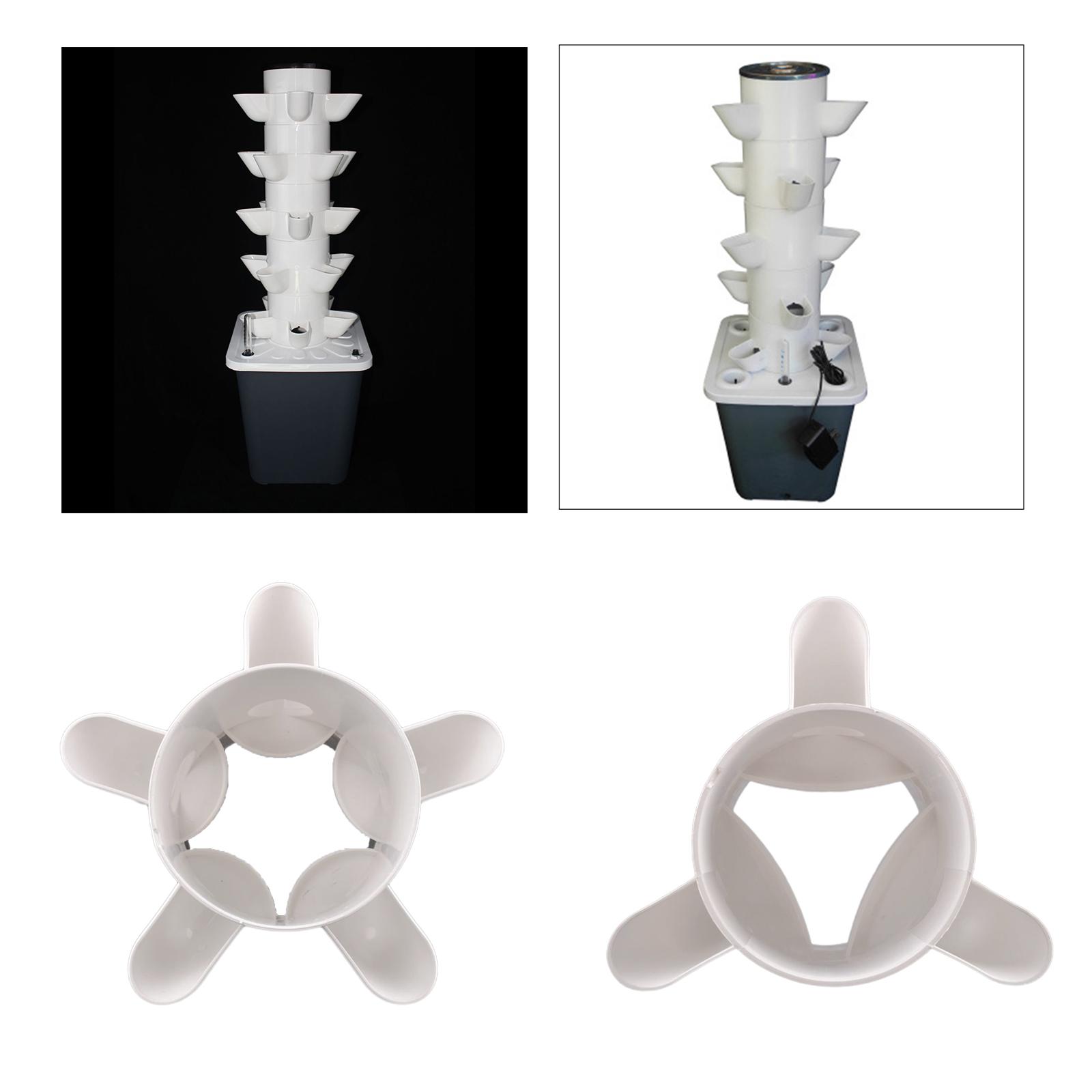Macetero de jardín Vertical, t - Hydroponic Tower Planter reseña y precio
