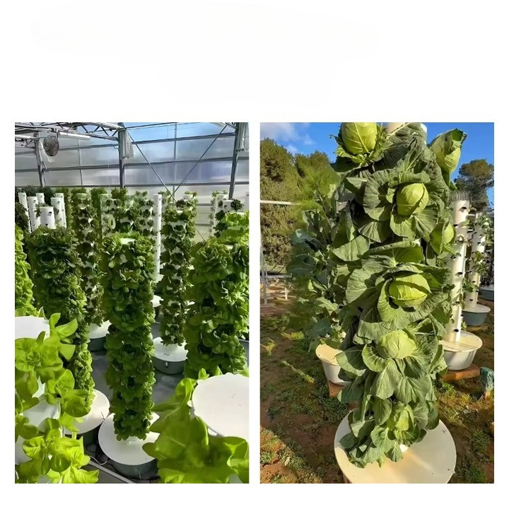 Torre hidropónica con luz LED  - Hydroponic Tower Planter reseña y precio