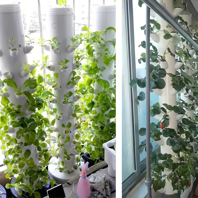 Juego de 10 macetas hidropónic - Hydroponic Tower Planter reseña y precio
