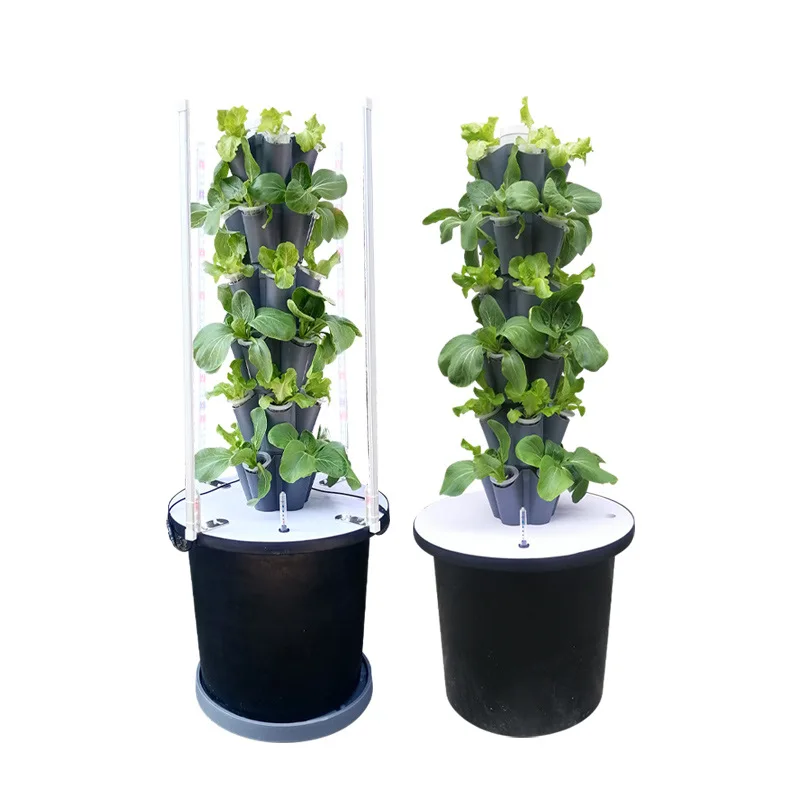 Equipo de cultivo sin suelo, s - Hydroponic Tower Planter reseña y precio
