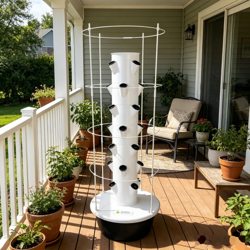 Sistema de Jardín Hidropónico  - Hydroponic Tower Planter reseña y precio