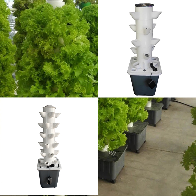 Torre hidropónica Vertical, in - Hydroponic Tower Planter reseña y precio