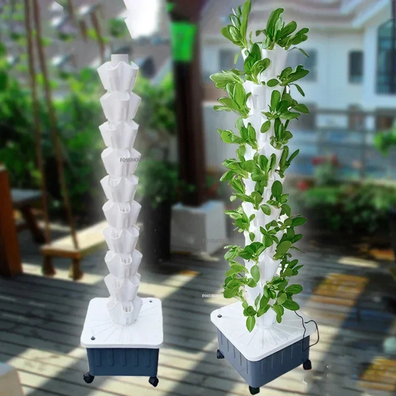 Torre de Cultivo sin Suelo par - Hydroponic Tower Planter reseña y precio