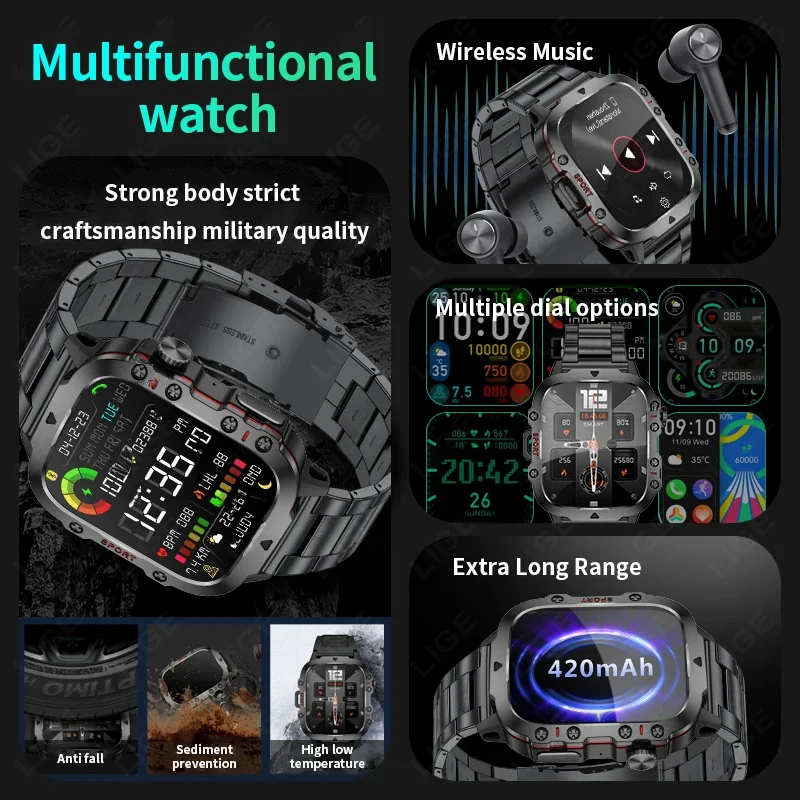 Reloj inteligente deportivo LI - Do Oxygen Meter reseña y precio