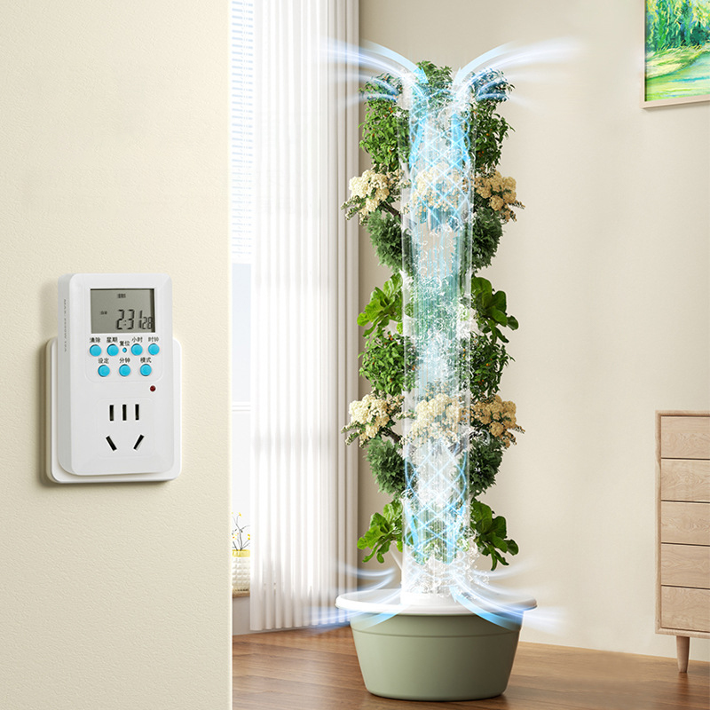 Con luz Led para cultivo, árbo - Hydroponic Tower Planter reseña y precio