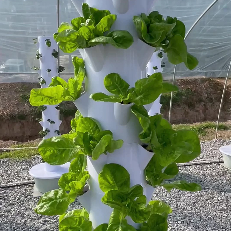 Con luz Led para cultivo, árbo - Hydroponic Tower Planter reseña y precio
